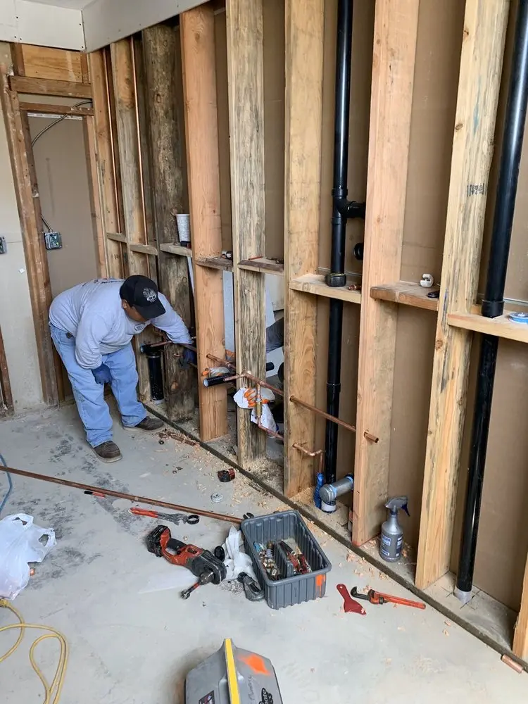 Commercial rough-in plumbing for Gas Line Repair in Poplar Grove